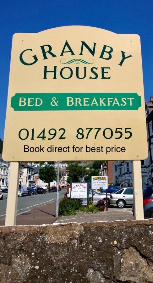 Granby House Hotel Llandudno Exterior foto